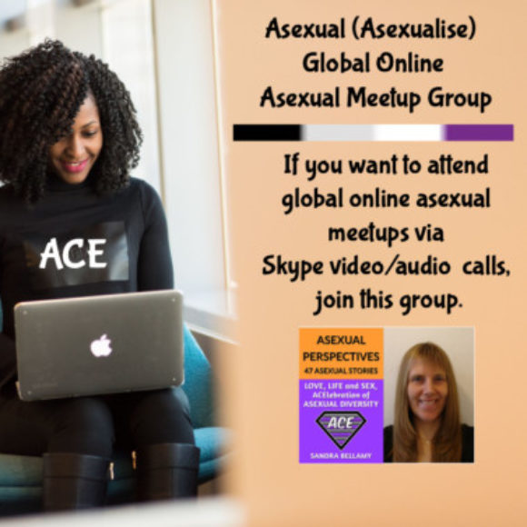 Group logo of Asexual Virtual Online Global Meetup Group – By Asexual Author And Asexuality Coach Sandra Bellamy